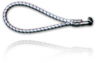 Accessory hook with elastic loop