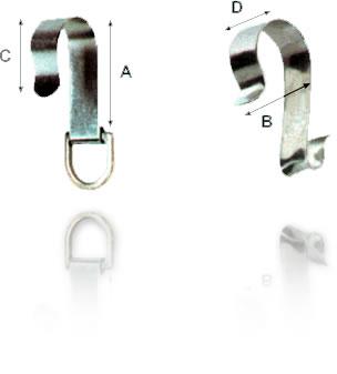 Spring Steel Suspension Hooks image